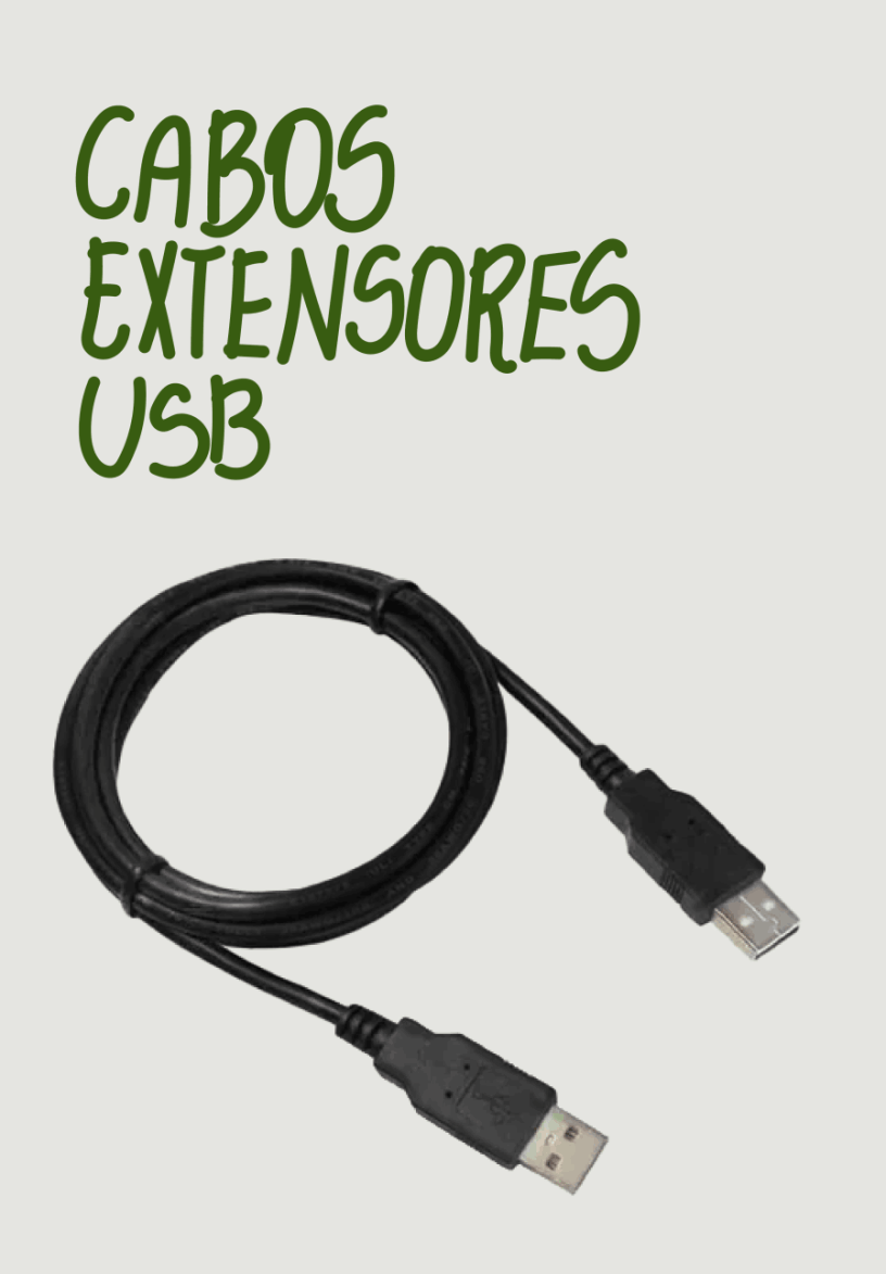 Imagem de um cabo extensor USB