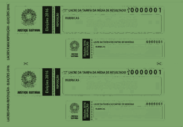 Descrição: imagem dos lacres para reposição.