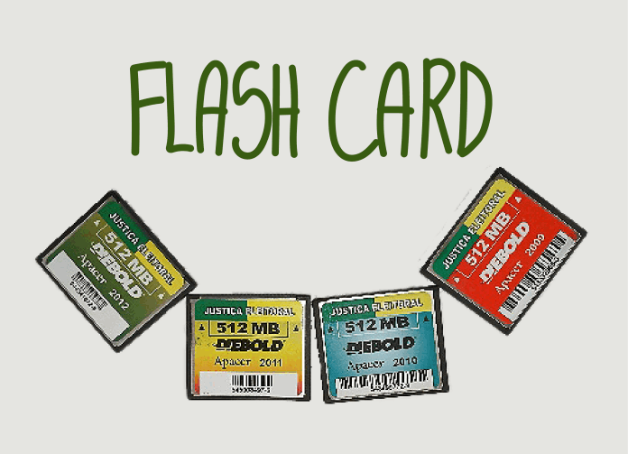Descrição: imagem de 4 flashes cards de várias cores