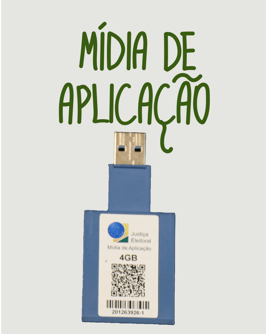 Imagem de mídia de aplicação azul